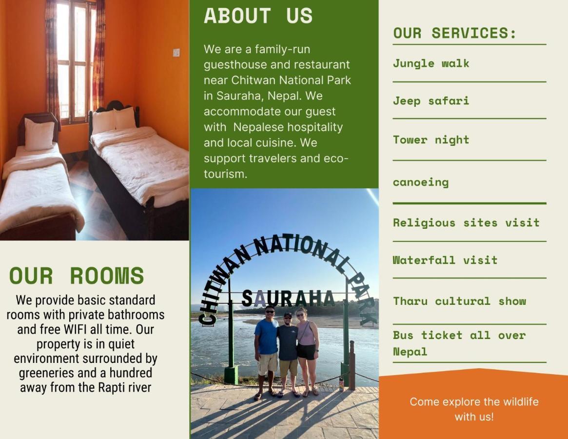 Tara Guesthouse - Sauraha,Chitwan Exterior photo